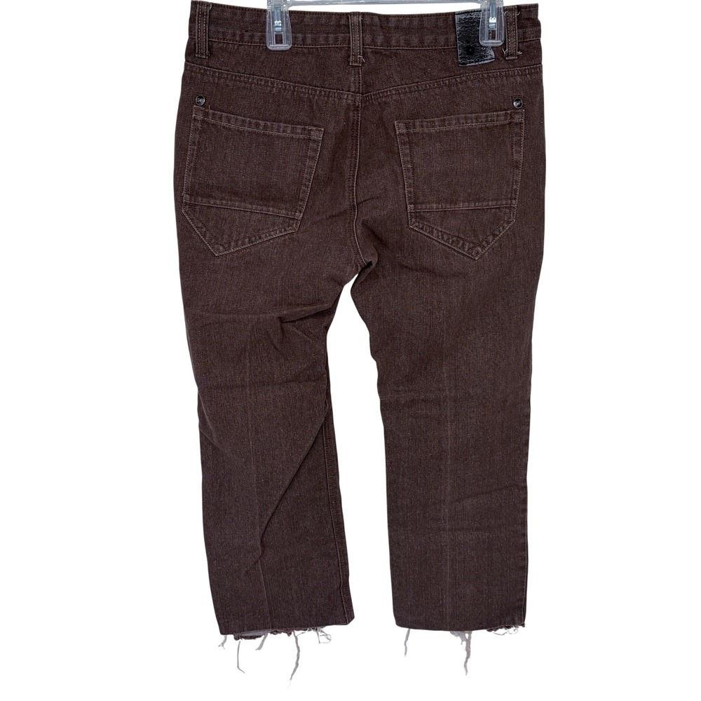 Y2K Southpole Brown Baggy Jeans Size 36 Mens Skater Vtg Distressed Wide‎ Leg